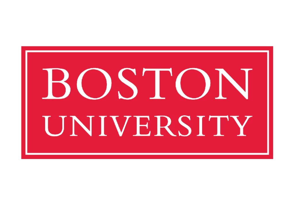 Boston University logo.
