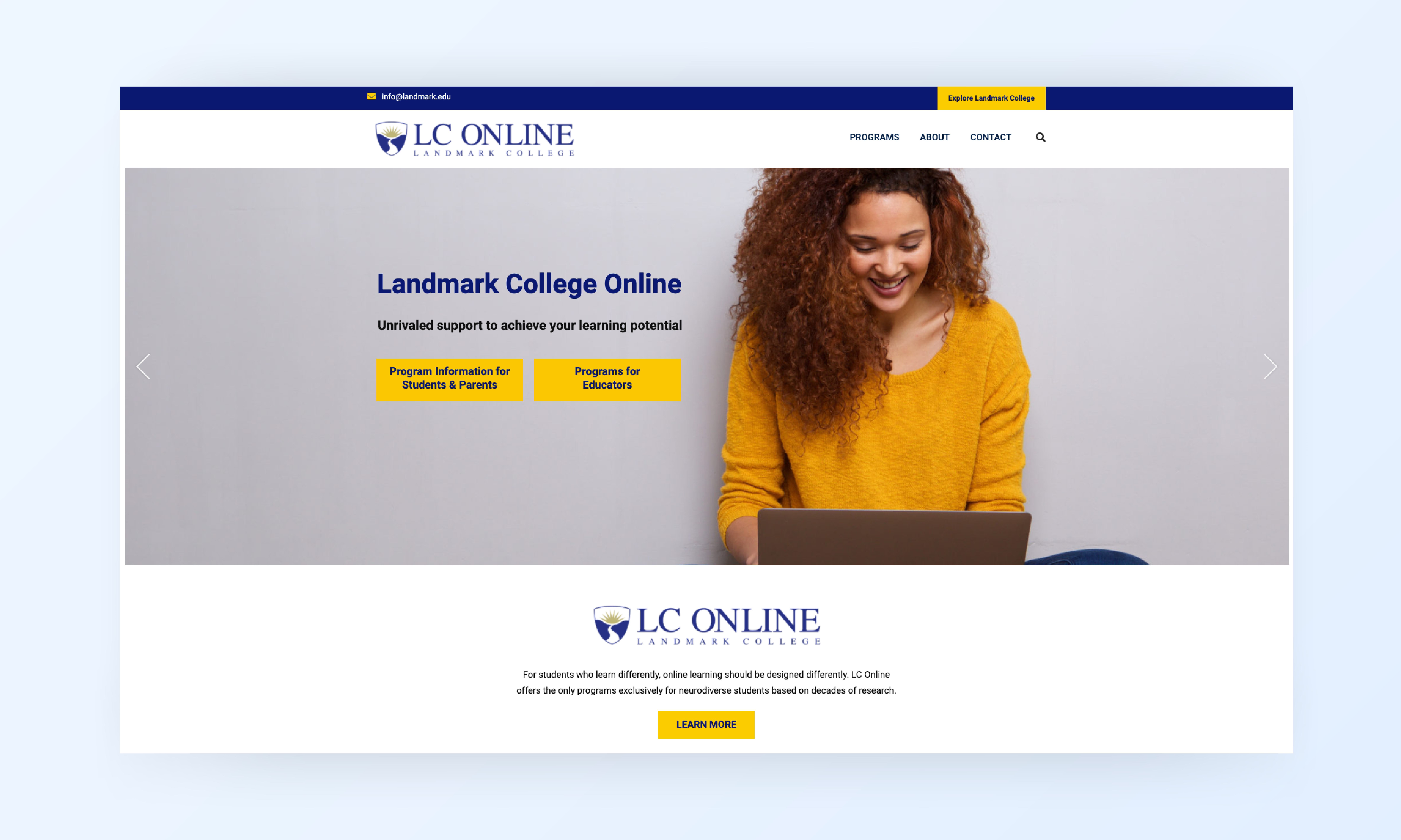 College Website Design